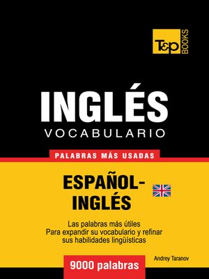 cover image of Vocabulario Español-Inglés Británico